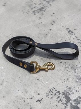 Brand New 5' Handcrafted Water Buffalo Leather Dog Leash – Ultra Durable